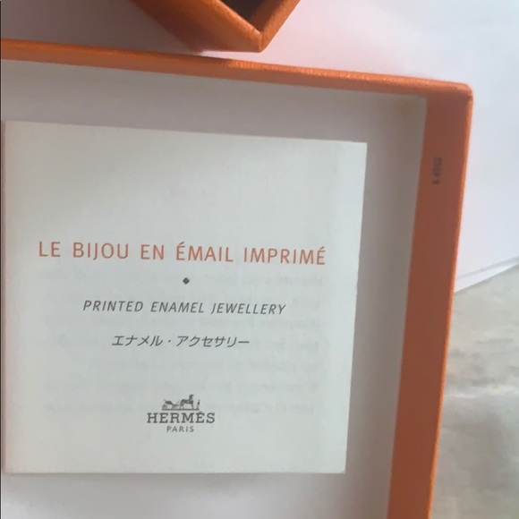 SOLD Authentic Hermès enamel bracelet - Picture 5 of 8